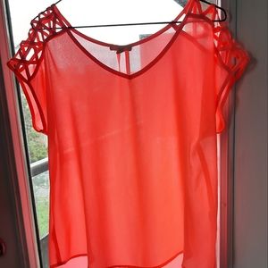 2/$15  Orange blouse